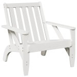 vidaXL Scaun Adirondack de grădină alb 75x77x77 cm lemn masiv de pin vidaXL Scaun Adirondack de grădină alb 75x77x77 cm lemn masiv de pin