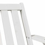 vidaXL Scaun Adirondack de grădină alb 75x77x77 cm lemn masiv de pin vidaXL Scaun Adirondack de grădină alb 75x77x77 cm lemn masiv de pin