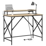 vidaXL Birou Stejar sonoma 100 x 50 x 86.5 cm Lemn compozit