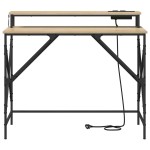 vidaXL Birou Stejar sonoma 100 x 50 x 86.5 cm Lemn compozit