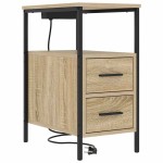 vidaXL Dulap de noapte Stejar sonoma 30 x 48 x 61 cm Lemn compozit vidaXL Dulap de noapte Stejar sonoma 30 x 48 x 61 cm Lemn compozit