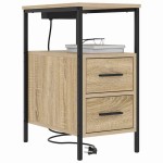 vidaXL Dulap de noapte Stejar sonoma 30 x 48 x 61 cm Lemn compozit vidaXL Dulap de noapte Stejar sonoma 30 x 48 x 61 cm Lemn compozit