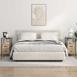vidaXL Dulap de noapte Stejar sonoma 30 x 48 x 61 cm Lemn compozit vidaXL Dulap de noapte Stejar sonoma 30 x 48 x 61 cm Lemn compozit