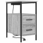 vidaXL Dulap de noapte sonoma gri 30 x 48 x 61 cm Lemn compozit vidaXL Dulap de noapte sonoma gri 30 x 48 x 61 cm Lemn compozit