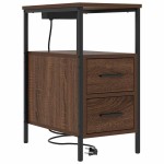 vidaXL Dulap de noapte Stejar brun 30 x 48 x 61 cm Lemn compozit vidaXL Dulap de noapte Stejar brun 30 x 48 x 61 cm Lemn compozit