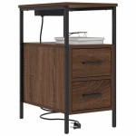vidaXL Dulap de noapte Stejar brun 30 x 48 x 61 cm Lemn compozit vidaXL Dulap de noapte Stejar brun 30 x 48 x 61 cm Lemn compozit