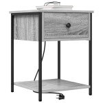 vidaXL Dulap de noapte sonoma gri 42 x 41 x 56 cm Lemn compozit vidaXL Dulap de noapte sonoma gri 42 x 41 x 56 cm Lemn compozit