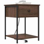 vidaXL Dulap de noapte Stejar brun 42 x 41 x 56 cm Lemn compozit vidaXL Dulap de noapte Stejar brun 42 x 41 x 56 cm Lemn compozit