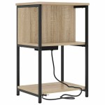 vidaXL Dulap de noapte Stejar sonoma 38 x 31 x 61 cm Lemn compozit vidaXL Dulap de noapte Stejar sonoma 38 x 31 x 61 cm Lemn compozit