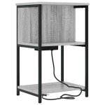 vidaXL Dulap de noapte sonoma gri 38 x 31 x 61 cm Lemn compozit vidaXL Dulap de noapte sonoma gri 38 x 31 x 61 cm Lemn compozit