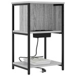 vidaXL Dulap de noapte 2 pcs sonoma gri 38 x 31 x 61 cm Lemn compozit vidaXL Dulap de noapte 2 pcs sonoma gri 38 x 31 x 61 cm Lemn compozit