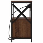 vidaXL Dulap de noapte 2 pcs Stejar brun 40 x 31 x 60 cm Lemn compozit vidaXL Dulap de noapte 2 pcs Stejar brun 40 x 31 x 60 cm Lemn compozit