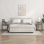 vidaXL Dulap de noapte Stejar sonoma 40 x 40 x 61 cm Lemn compozit vidaXL Dulap de noapte Stejar sonoma 40 x 40 x 61 cm Lemn compozit