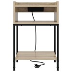 vidaXL Dulap de noapte Stejar sonoma 40 x 40 x 61 cm Lemn compozit vidaXL Dulap de noapte Stejar sonoma 40 x 40 x 61 cm Lemn compozit