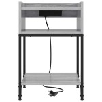 vidaXL Dulap de noapte sonoma gri 40 x 40 x 61 cm Lemn compozit vidaXL Dulap de noapte sonoma gri 40 x 40 x 61 cm Lemn compozit