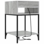 vidaXL Dulap de noapte sonoma gri 40 x 40 x 61 cm Lemn compozit vidaXL Dulap de noapte sonoma gri 40 x 40 x 61 cm Lemn compozit