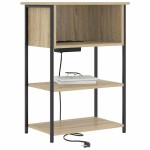 vidaXL Dulap de noapte Stejar sonoma 55 x 31 x 76 cm Lemn compozit vidaXL Dulap de noapte Stejar sonoma 55 x 31 x 76 cm Lemn compozit