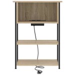 vidaXL Dulap de noapte Stejar sonoma 55 x 31 x 76 cm Lemn compozit vidaXL Dulap de noapte Stejar sonoma 55 x 31 x 76 cm Lemn compozit