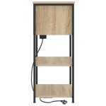 vidaXL Dulap de noapte Stejar sonoma 55 x 31 x 76 cm Lemn compozit vidaXL Dulap de noapte Stejar sonoma 55 x 31 x 76 cm Lemn compozit