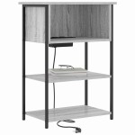 vidaXL Dulap de noapte sonoma gri 55 x 31 x 76 cm Lemn compozit vidaXL Dulap de noapte sonoma gri 55 x 31 x 76 cm Lemn compozit
