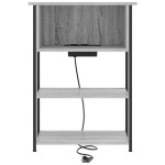 vidaXL Dulap de noapte sonoma gri 55 x 31 x 76 cm Lemn compozit vidaXL Dulap de noapte sonoma gri 55 x 31 x 76 cm Lemn compozit
