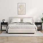 vidaXL Dulap de noapte Stejar negru 41 x 31 x 51 cm Lemn compozit vidaXL Dulap de noapte Stejar negru 41 x 31 x 51 cm Lemn compozit