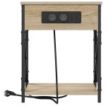 vidaXL Dulap de noapte Stejar sonoma 41 x 31 x 51 cm Lemn compozit