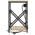 vidaXL Dulap de noapte Stejar sonoma 41 x 31 x 51 cm Lemn compozit