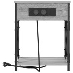 vidaXL Dulap de noapte sonoma gri 41 x 31 x 51 cm Lemn compozit vidaXL Dulap de noapte sonoma gri 41 x 31 x 51 cm Lemn compozit