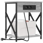 vidaXL Dulap de noapte 2 pcs sonoma gri 41 x 31 x 51 cm Lemn compozit vidaXL Dulap de noapte 2 pcs sonoma gri 41 x 31 x 51 cm Lemn compozit