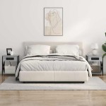 vidaXL Dulap de noapte 2 pcs sonoma gri 41 x 31 x 51 cm Lemn compozit vidaXL Dulap de noapte 2 pcs sonoma gri 41 x 31 x 51 cm Lemn compozit