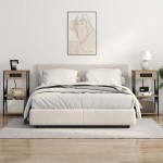 vidaXL Dulap de noapte Stejar sonoma 41 x 31 x 76 cm Lemn compozit vidaXL Dulap de noapte Stejar sonoma 41 x 31 x 76 cm Lemn compozit