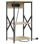vidaXL Dulap de noapte Stejar sonoma 41 x 31 x 76 cm Lemn compozit vidaXL Dulap de noapte Stejar sonoma 41 x 31 x 76 cm Lemn compozit