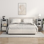 vidaXL Dulap de noapte sonoma gri 41 x 31 x 76 cm Lemn compozit vidaXL Dulap de noapte sonoma gri 41 x 31 x 76 cm Lemn compozit