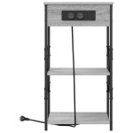 vidaXL Dulap de noapte sonoma gri 41 x 31 x 76 cm Lemn compozit vidaXL Dulap de noapte sonoma gri 41 x 31 x 76 cm Lemn compozit