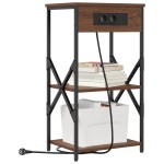 vidaXL Dulap de noapte Stejar brun 41 x 31 x 76 cm Lemn compozit vidaXL Dulap de noapte Stejar brun 41 x 31 x 76 cm Lemn compozit