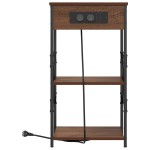 vidaXL Dulap de noapte Stejar brun 41 x 31 x 76 cm Lemn compozit vidaXL Dulap de noapte Stejar brun 41 x 31 x 76 cm Lemn compozit