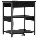 vidaXL Dulap de noapte Stejar negru 41 x 31 x 51 cm Lemn compozit vidaXL Dulap de noapte Stejar negru 41 x 31 x 51 cm Lemn compozit