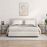 vidaXL Dulap de noapte Stejar sonoma 41 x 31 x 51 cm Lemn compozit vidaXL Dulap de noapte Stejar sonoma 41 x 31 x 51 cm Lemn compozit