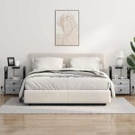 vidaXL Dulap de noapte Gri Sonoma 40 x 31 x 60 cm Lemn compozit