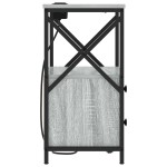 vidaXL Dulap de noapte Gri Sonoma 40 x 31 x 60 cm Lemn compozit