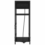 vidaXL Dulap de noapte Stejar negru 40 x 27 x 76 cm Lemn compozit vidaXL Dulap de noapte Stejar negru 40 x 27 x 76 cm Lemn compozit