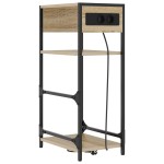 vidaXL Dulap de noapte Stejar sonoma 40 x 27 x 76 cm Lemn compozit vidaXL Dulap de noapte Stejar sonoma 40 x 27 x 76 cm Lemn compozit