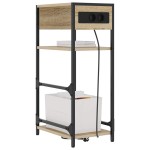 vidaXL Dulap de noapte Stejar sonoma 40 x 27 x 76 cm Lemn compozit vidaXL Dulap de noapte Stejar sonoma 40 x 27 x 76 cm Lemn compozit