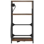 vidaXL Dulap de noapte Stejar afumat 40 x 27 x 76 cm Lemn compozit vidaXL Dulap de noapte Stejar afumat 40 x 27 x 76 cm Lemn compozit