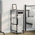 vidaXL Dulap de noapte sonoma gri 40 x 27 x 76 cm Lemn compozit vidaXL Dulap de noapte sonoma gri 40 x 27 x 76 cm Lemn compozit