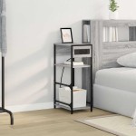 vidaXL Dulap de noapte sonoma gri 40 x 27 x 76 cm Lemn compozit vidaXL Dulap de noapte sonoma gri 40 x 27 x 76 cm Lemn compozit