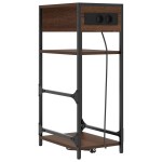 vidaXL Dulap de noapte Stejar brun 40 x 27 x 76 cm Lemn compozit vidaXL Dulap de noapte Stejar brun 40 x 27 x 76 cm Lemn compozit