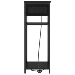 vidaXL Dulap de noapte Stejar negru 28.1 x 40.9 x 75 cm Lemn compozit vidaXL Dulap de noapte Stejar negru 28.1 x 40.9 x 75 cm Lemn compozit