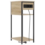 vidaXL Dulap de noapte Stejar sonoma 28.1 x 40.9 x 75 cm Lemn compozit vidaXL Dulap de noapte Stejar sonoma 28.1 x 40.9 x 75 cm Lemn compozit